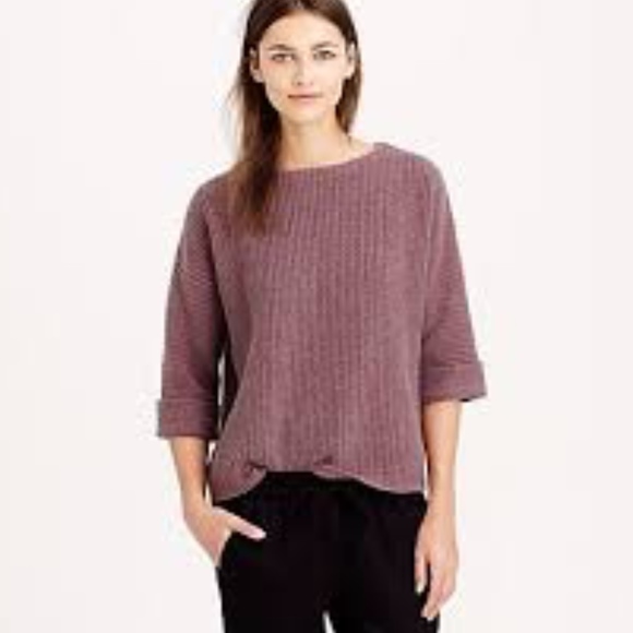 J. Crew Sweaters - J.Crew Sweater Boxy Rolled Sleeve Wool Small S